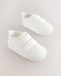 White Touch Fastening Trainers