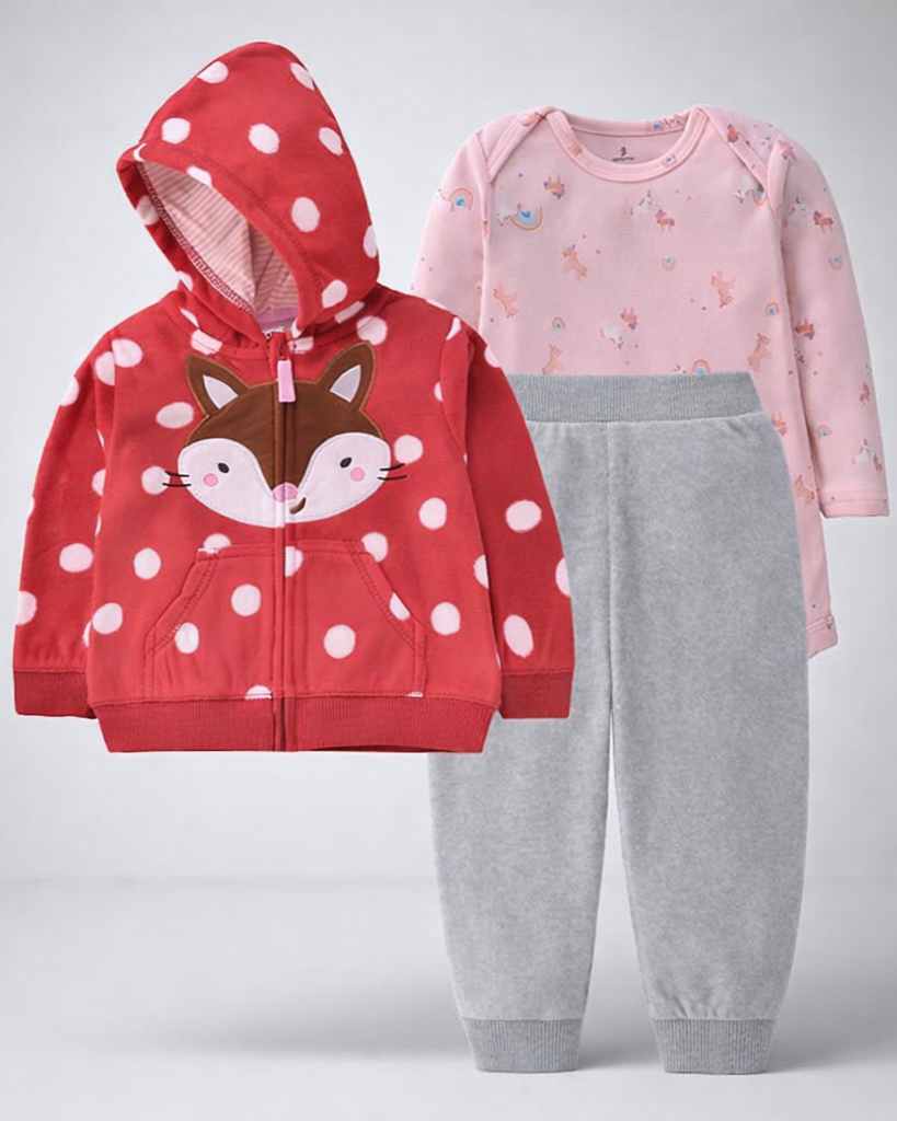 Baby 3-Piece Outfit Set