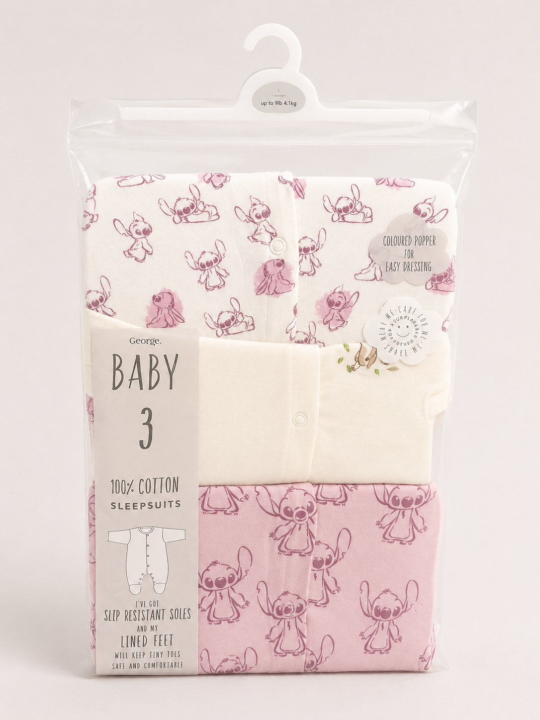 Disney baby jumpsuits for baby girl 3 packs