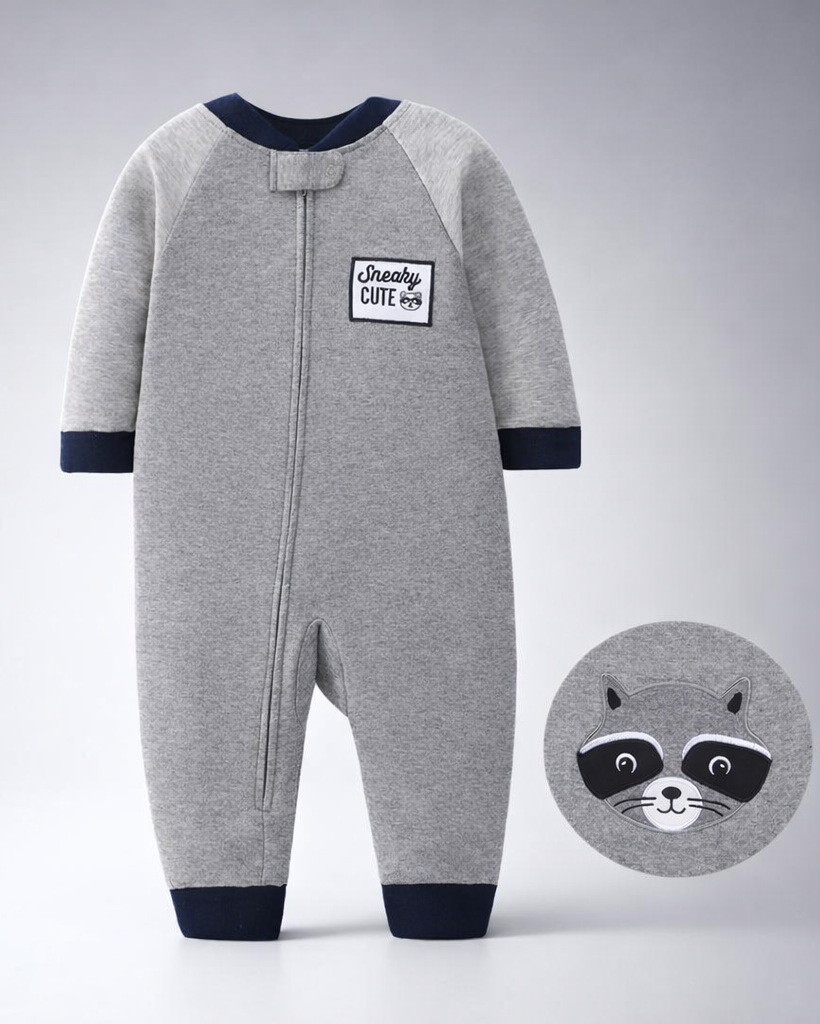 Little Raccoon Baby Onesie