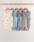 Baby Sleeveless Bodysuit – Pack of 5