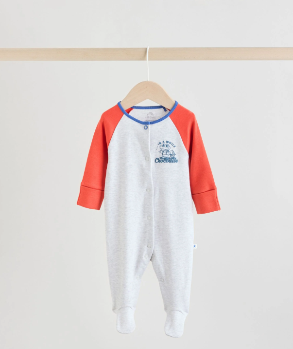 Multi Varsity Baby Sleepsuits