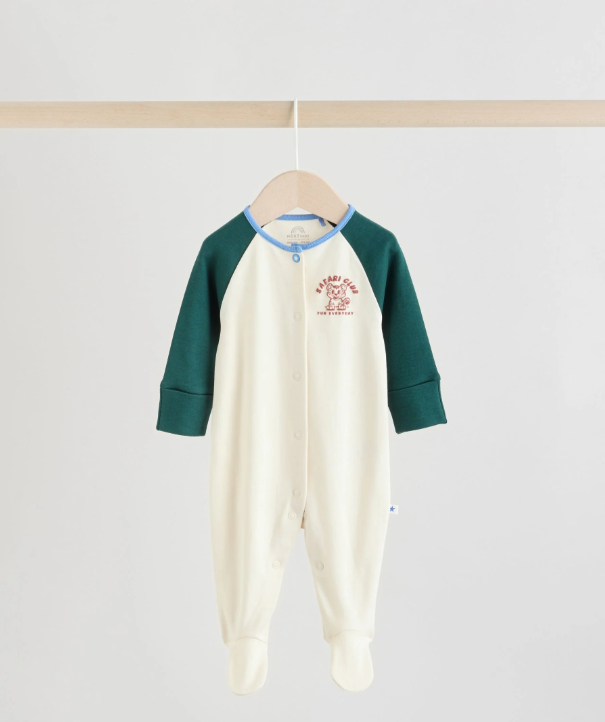 Multi Varsity Baby Sleepsuits