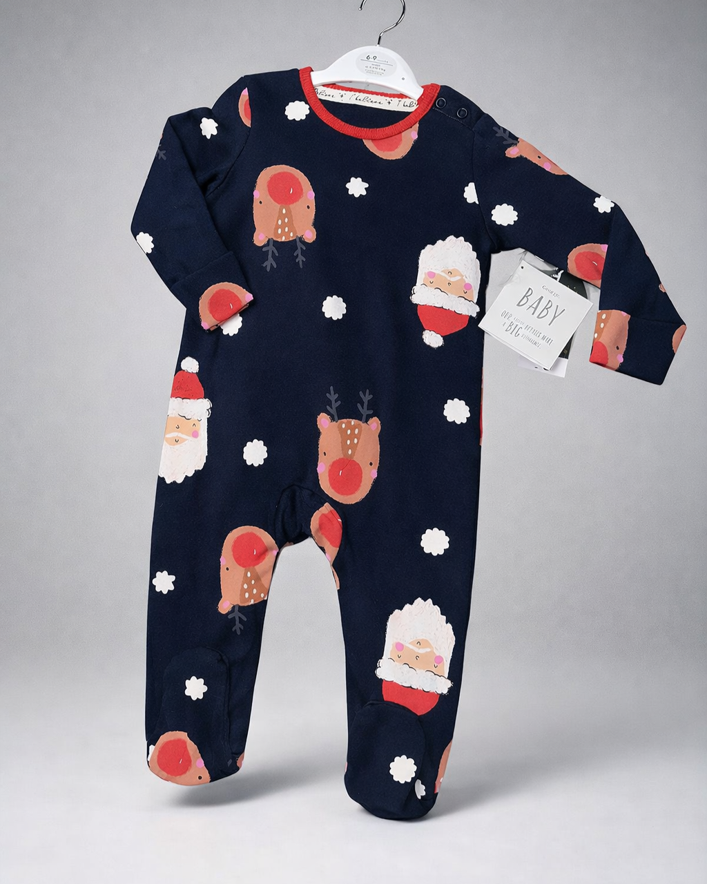 Navy cotton jumpsuit