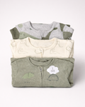 Cotton pack of 3 jumpsuits