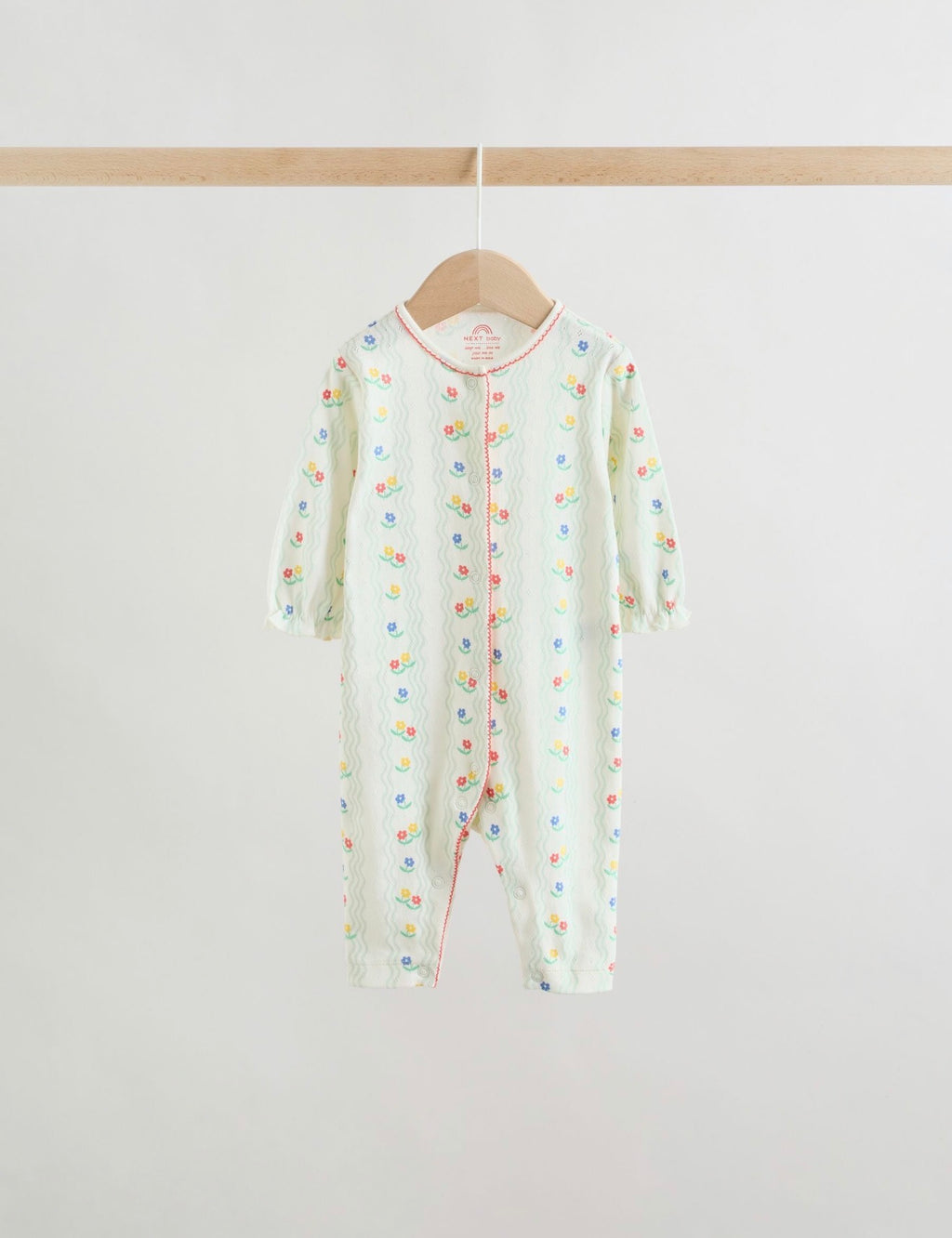Red / White / Navy Baby Sleepsuits 3 Pack (0mths-3yrs)