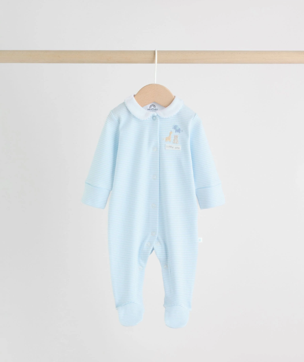 Sky Blue Sleepsuits 3 Pack