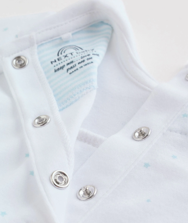 Sky Blue Sleepsuits 3 Pack