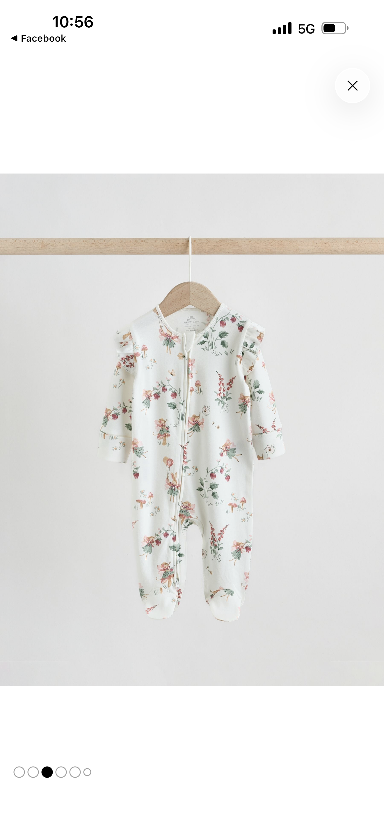 Pink powder 3 sleepsuits for baby girl