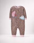 Brown cotton jumpsuit