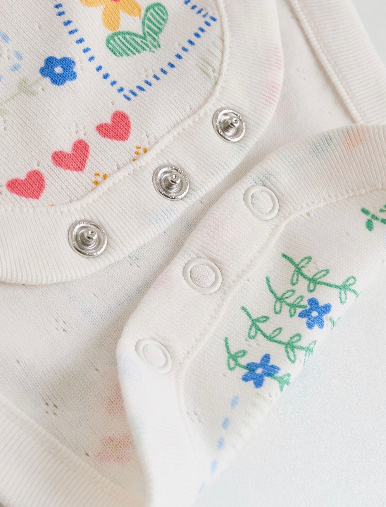 Cream Vest Baby Bodysuits 5 pack