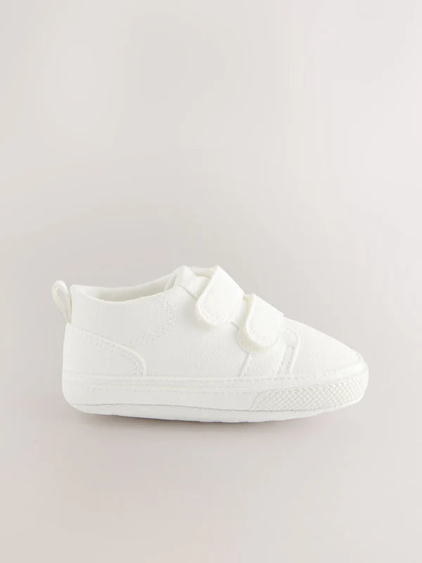 White Touch Fastening Trainers