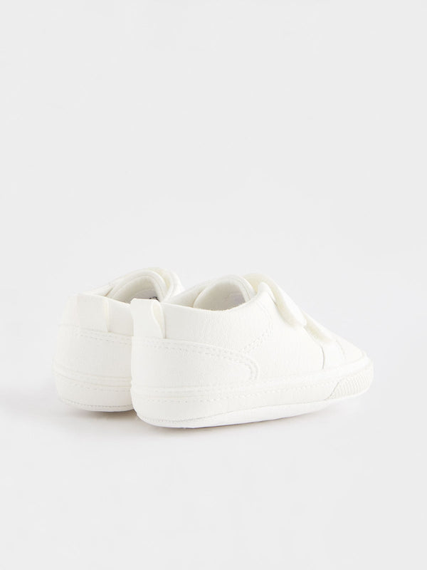 White Touch Fastening Trainers