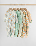 Peach Sleepsuit pack of 5